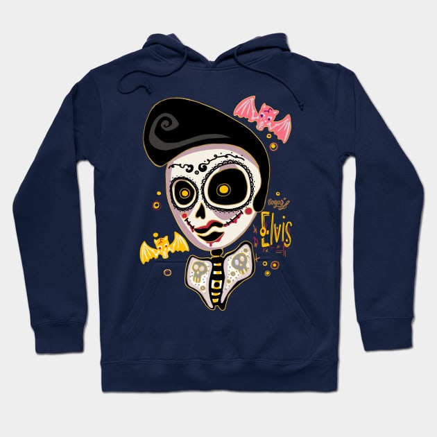 “México Elivis” - Halloween Hoodie by Anibo